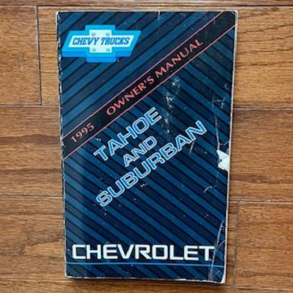 Chevy Trucks 1995 Tahoe & Suburban Owner's Manual